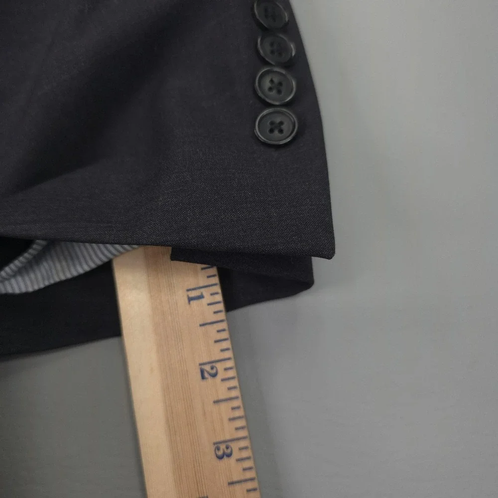 Brooks Brothers Suit Jacket Mens 40R Gray Explorer Madison Fit Stretch 2 Button